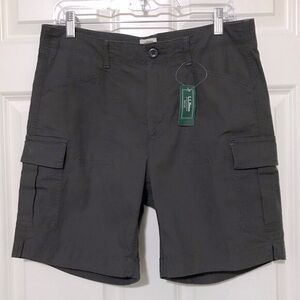 L.L. Bean Cargo Favorite Fit Stretch Canvas Shorts Hiking 506770 Women 10